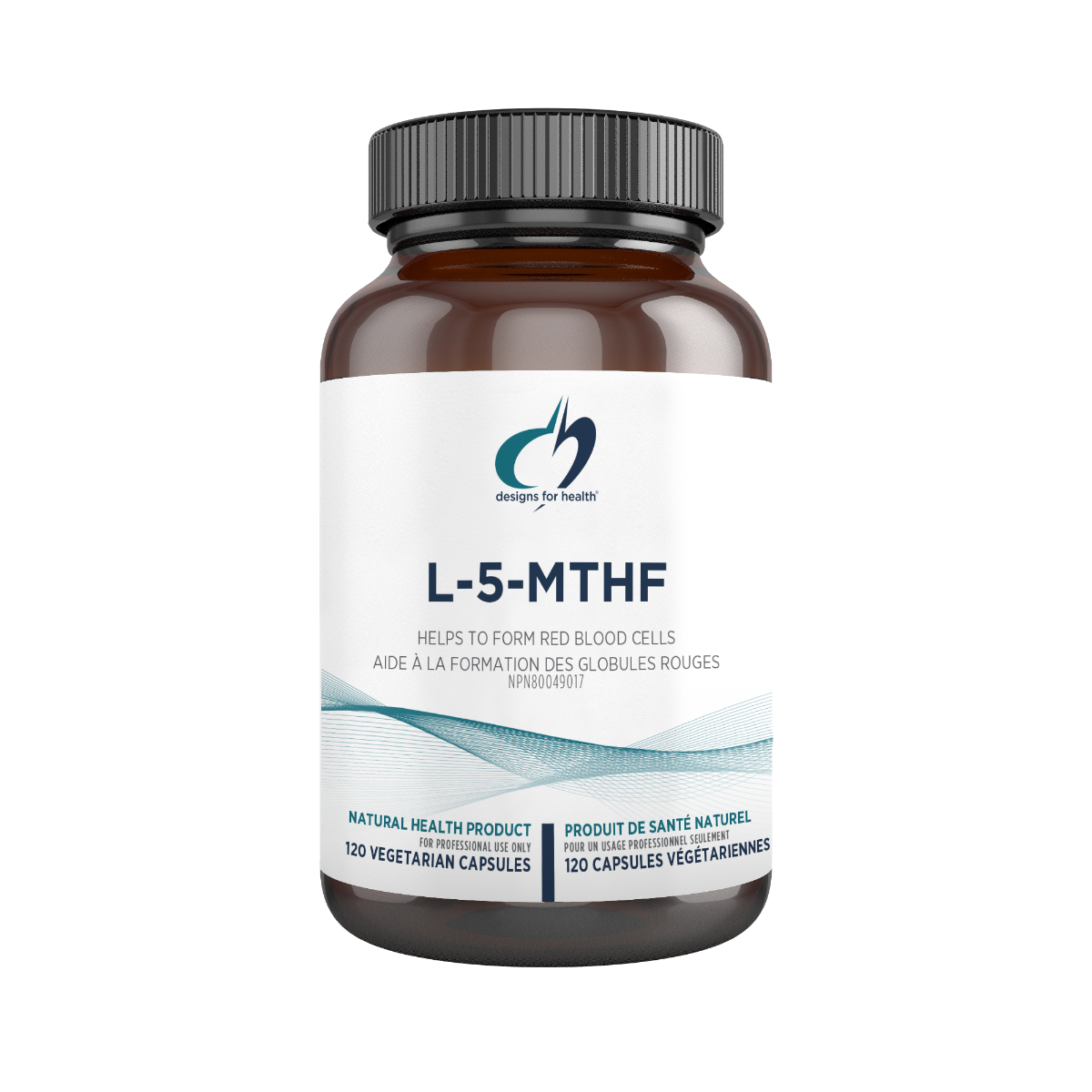 Designs for Health L-5-MTHF 120 Vegetarian Capsules
