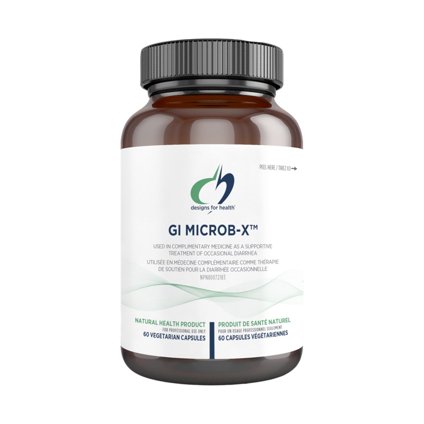 Designs for Health GI Microb-X 60 Vegetarian Capsules