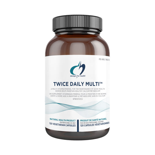 Designs for Health Twice Daily Multi 120 Veg Capsules