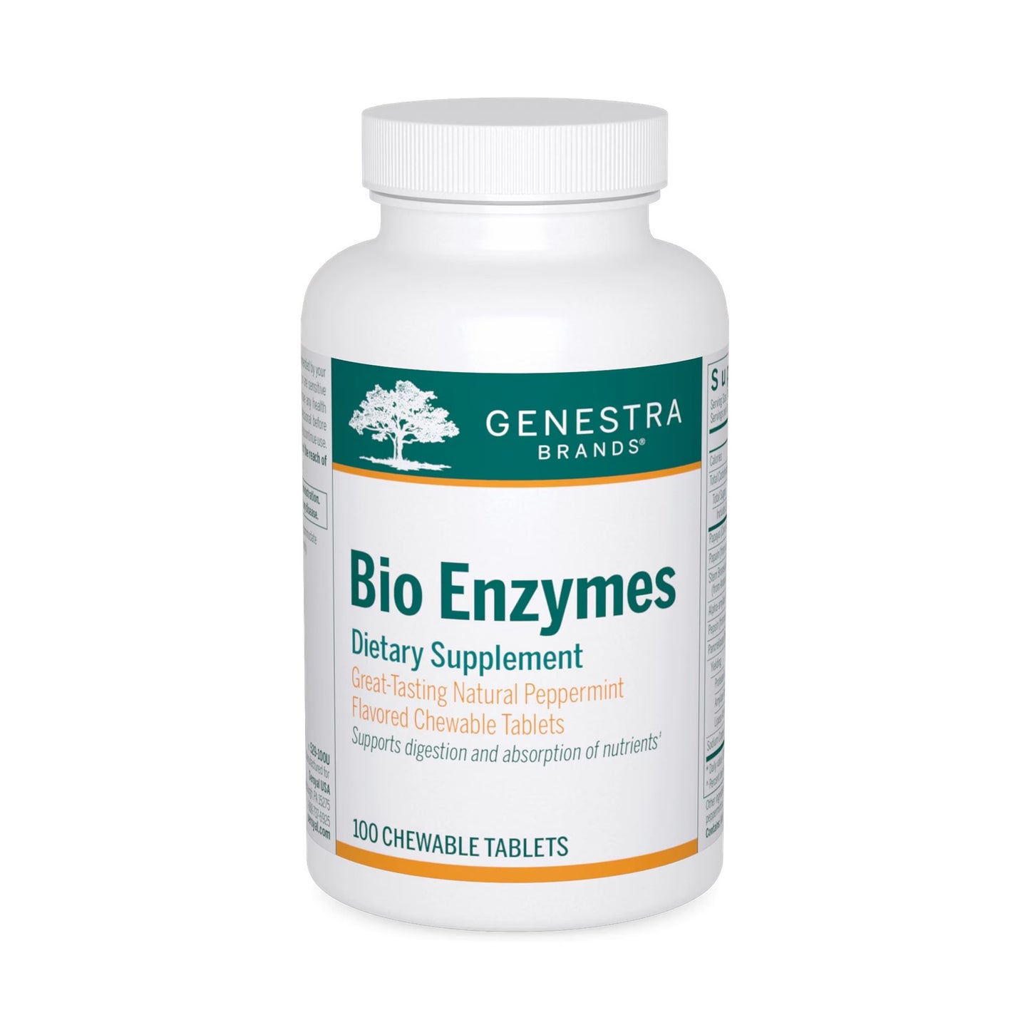 Genestra Bio Enzymes 100 Chewable Tablets