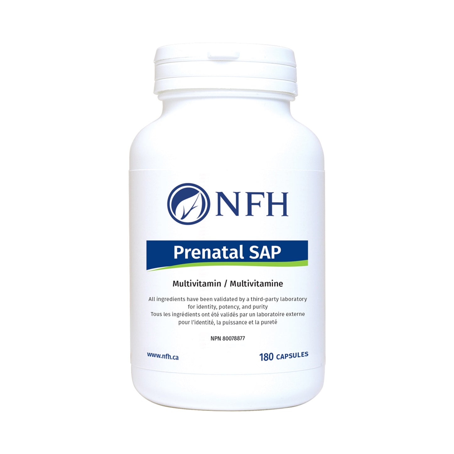 NFH Prenatal SAP 180 Vegetable Capsules