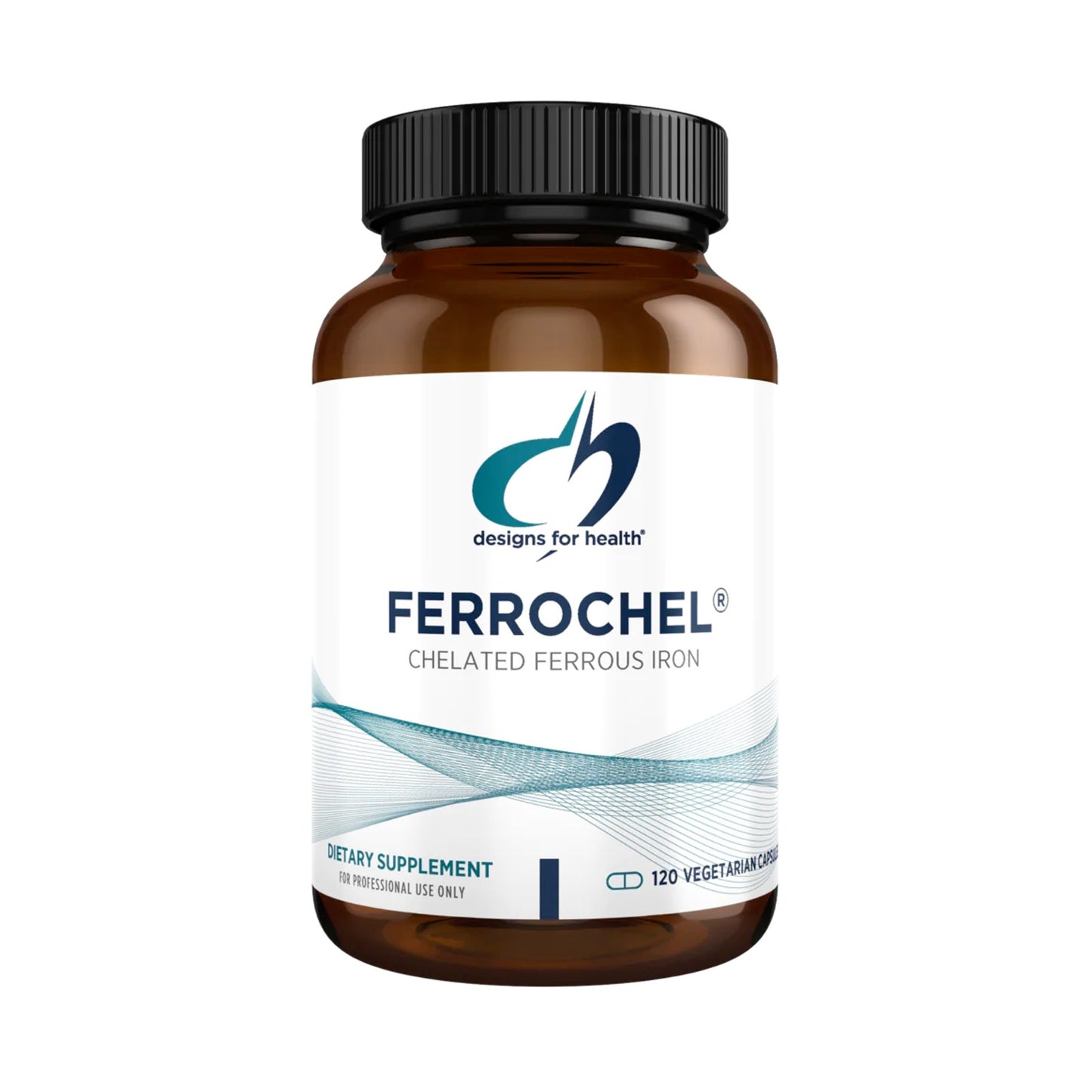 Designs for Health Ferrochel Iron Chelate 120 Vegetarian Capsules